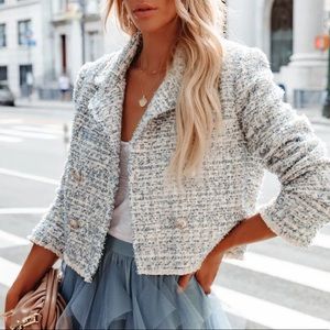 Brand new Tweed cropped Jacket